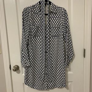 Long Sleeve Polka Dot Dress
